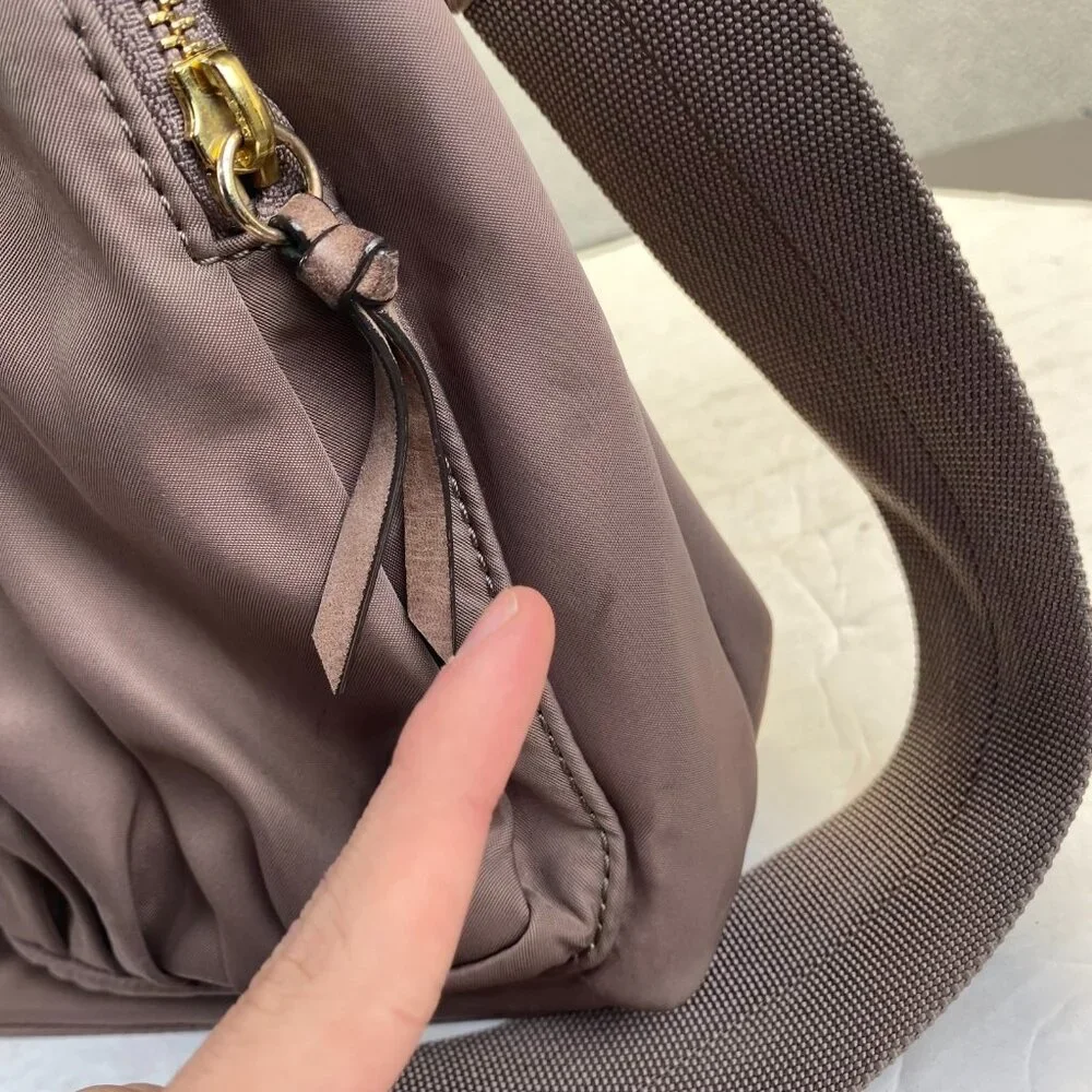 MZ Wallace thompson Mauve Nylon hobo bag Crossbody